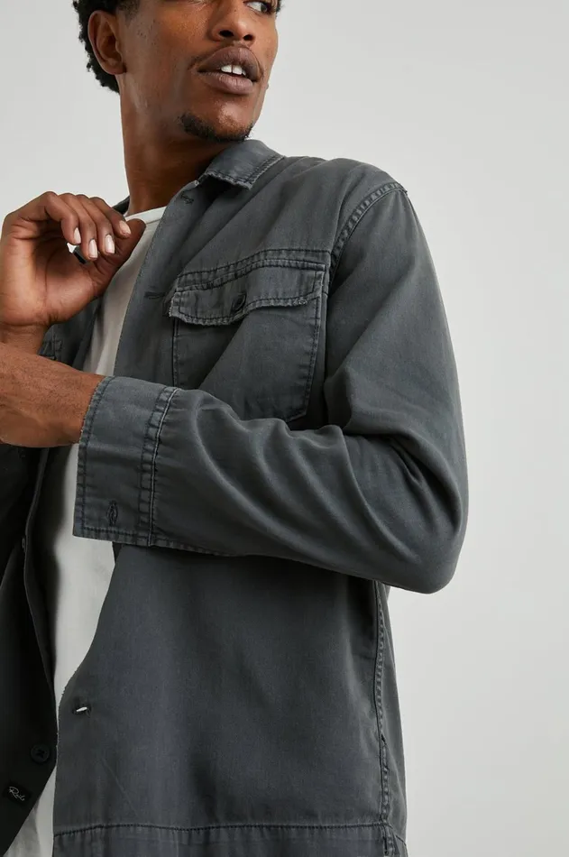 Shirts Men Rails Kerouac Shirt Jacket Charcoal