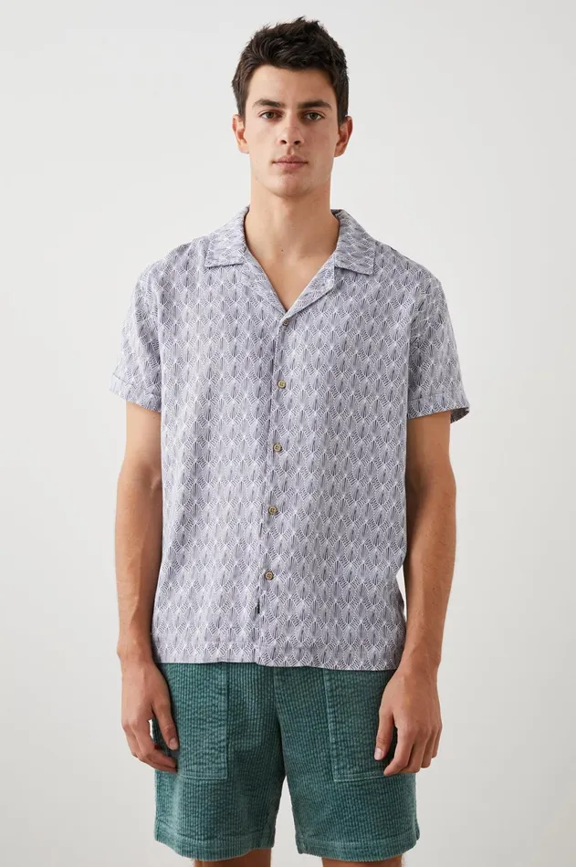 Shirts Men Rails Lanai Shirt Tin Stamp Seatia White