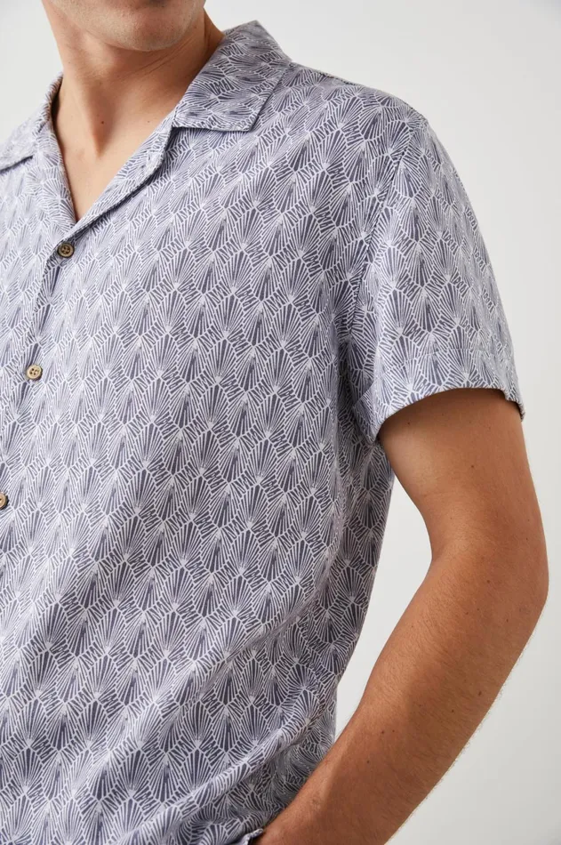 Shirts Men Rails Lanai Shirt Tin Stamp Seatia White