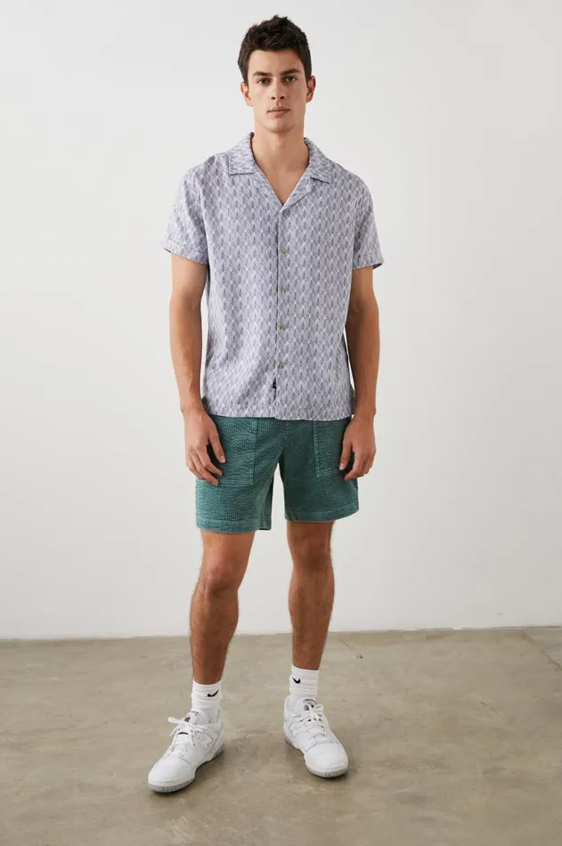 Shirts Men Rails Lanai Shirt Tin Stamp Seatia White
