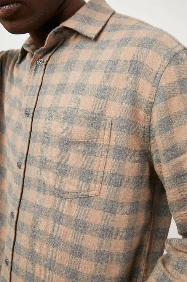 Shirts Men Rails Lennox Shirt Charcoal Mire