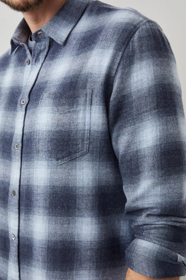 Shirts Men Rails Lennox Shirt Denim Shadow