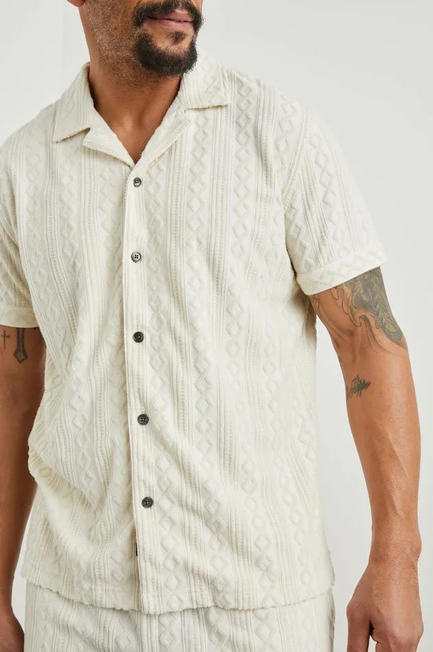 Shirts Men Rails Maverick Shirt Ecru