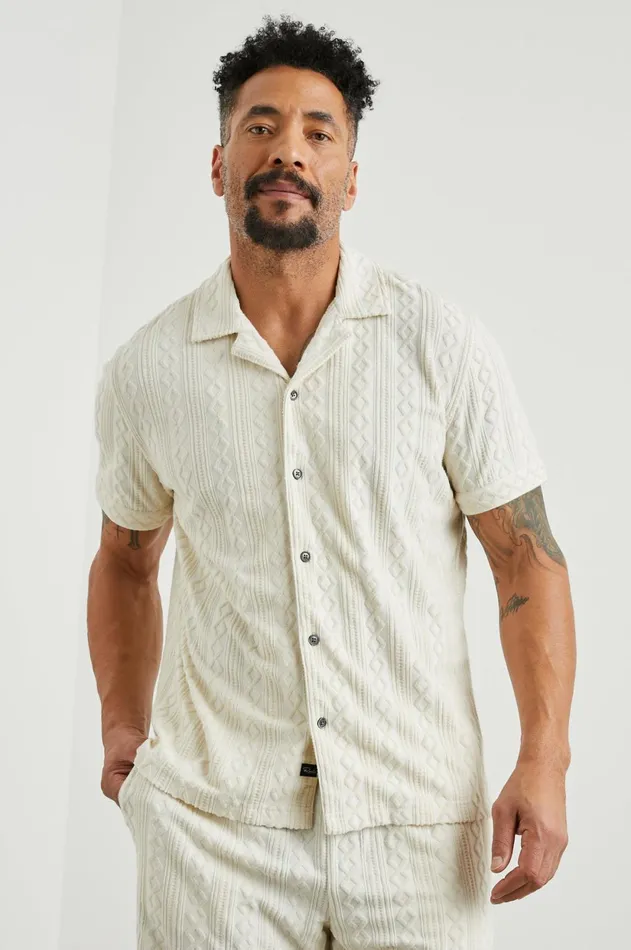 Shirts Men Rails Maverick Shirt Ecru