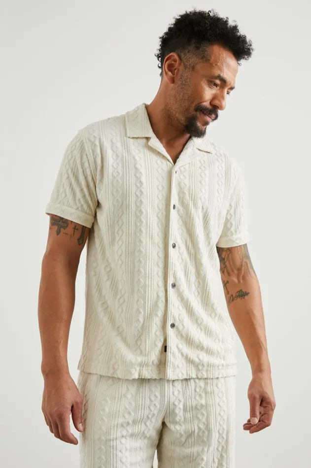 Shirts Men Rails Maverick Shirt Ecru