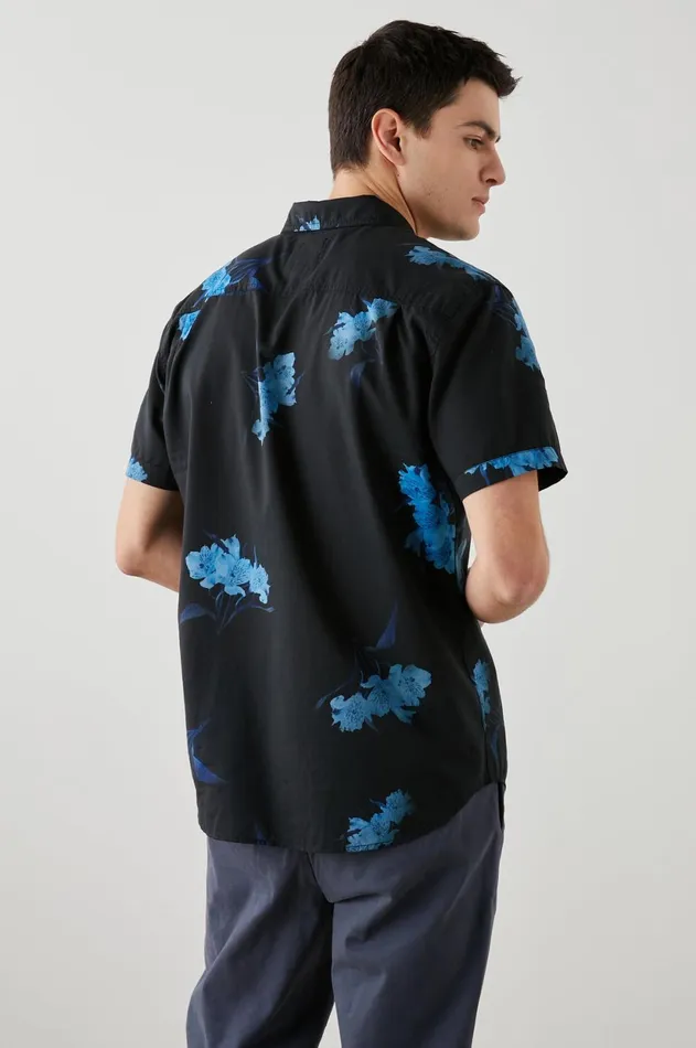 Shirts Men Rails Monaco Shirt Surreal Flower Onyx