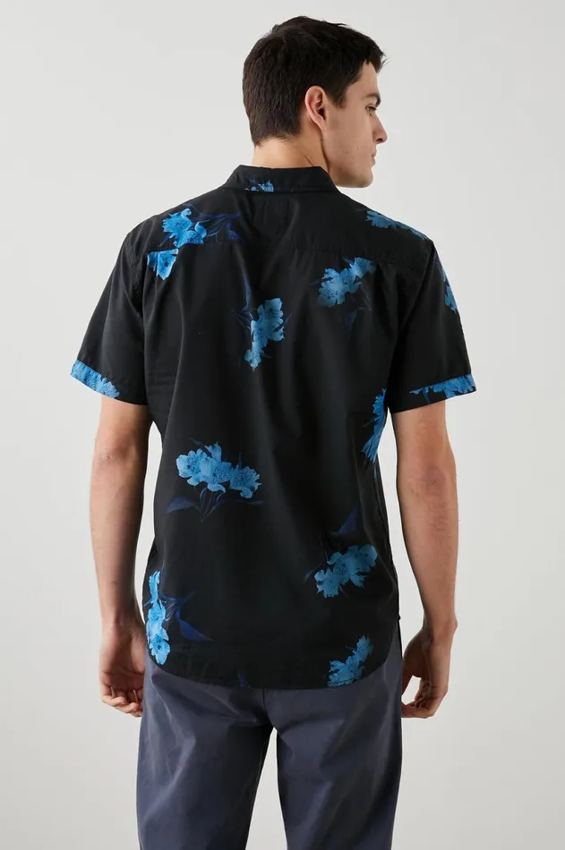 Shirts Men Rails Monaco Shirt Surreal Flower Onyx