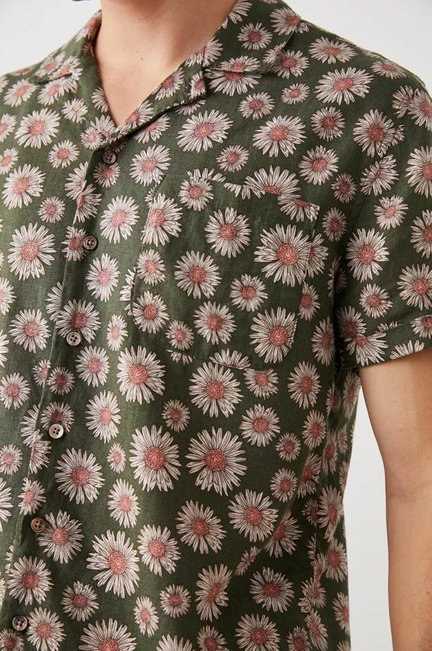 Shirts Men Rails Moreno Shirt Maya Print Olive