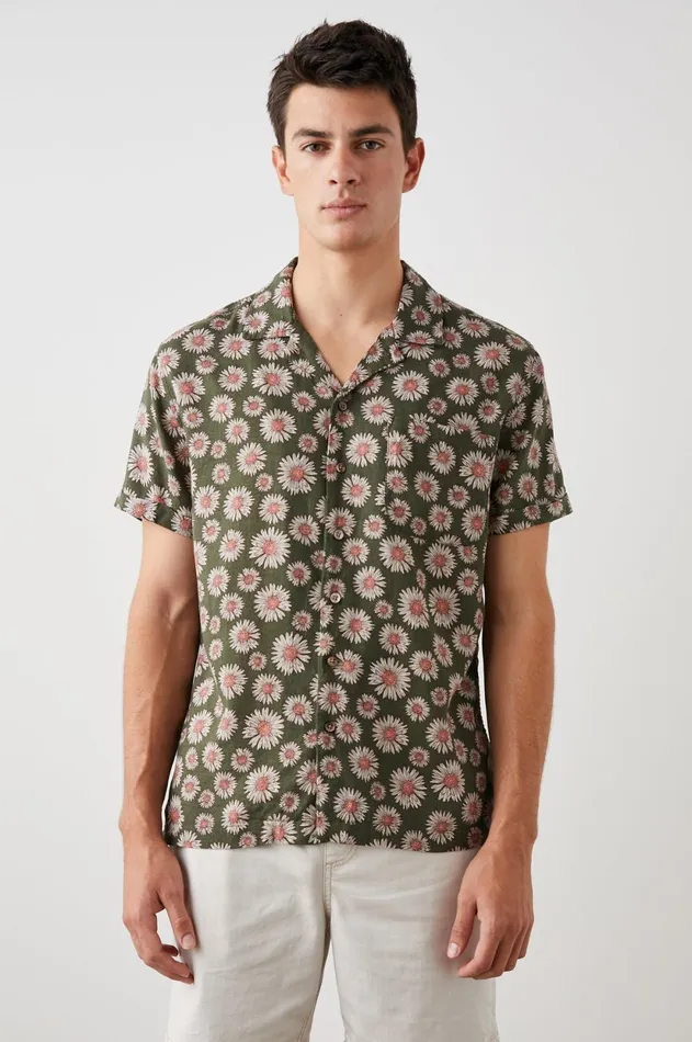 Shirts Men Rails Moreno Shirt Maya Print Olive