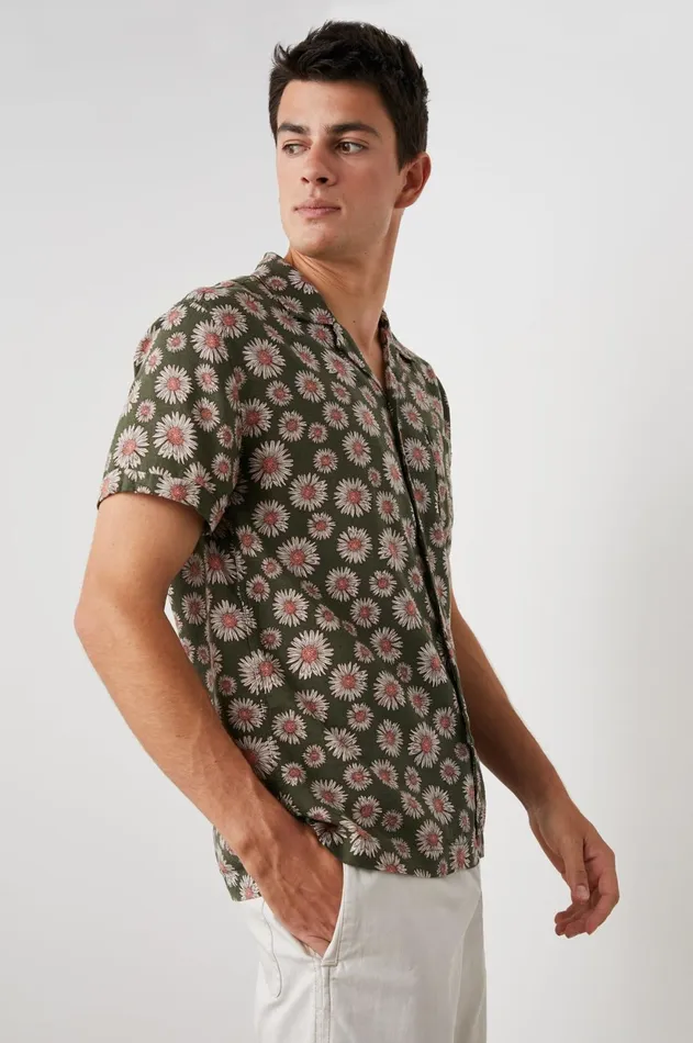 Shirts Men Rails Moreno Shirt Maya Print Olive