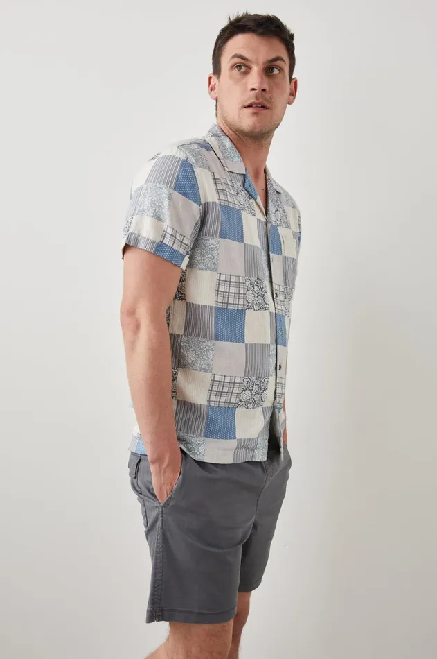Shirts Men Rails Moreno Shirt Spring Patchwork