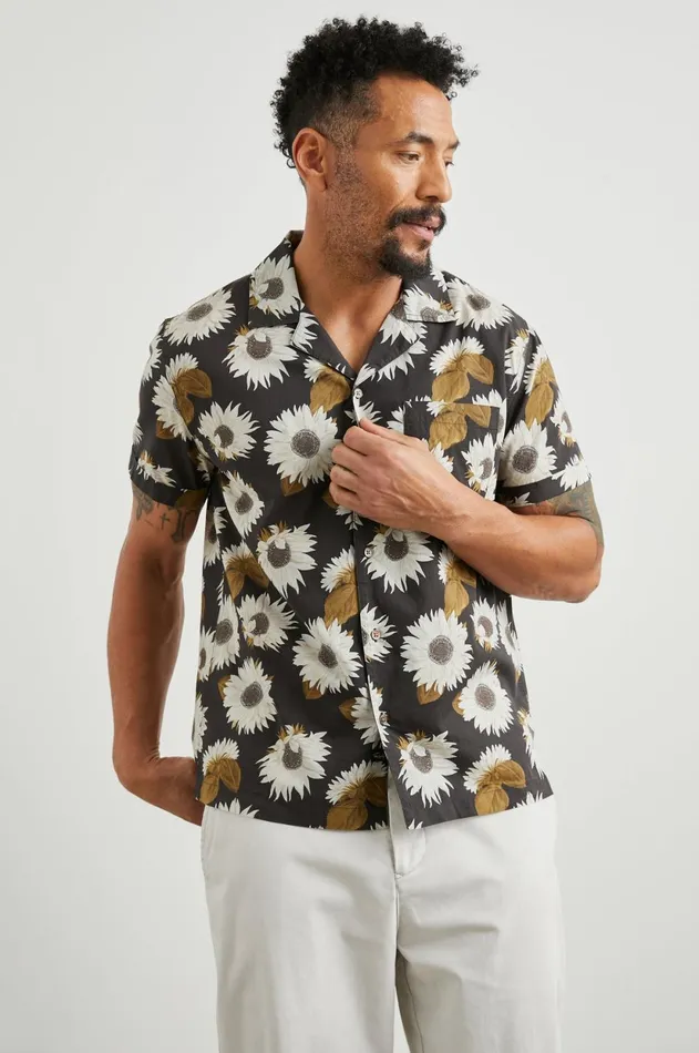 Shirts Men Rails Moreno Shirt Sunflower Twirl Bark