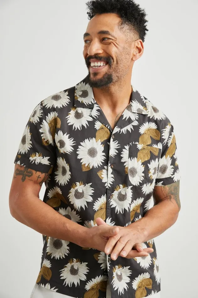 Shirts Men Rails Moreno Shirt Sunflower Twirl Bark
