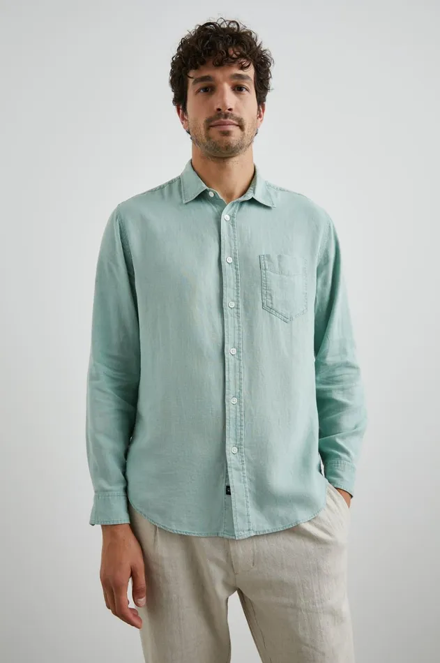 Shirts Men Rails Mykonos Shirt Jade