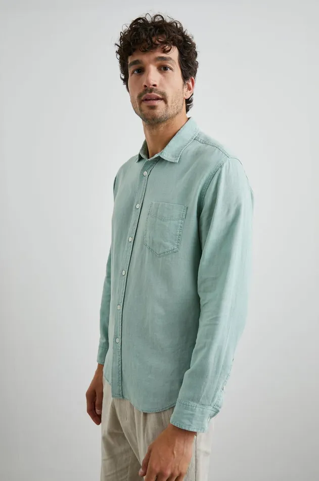 Shirts Men Rails Mykonos Shirt Jade