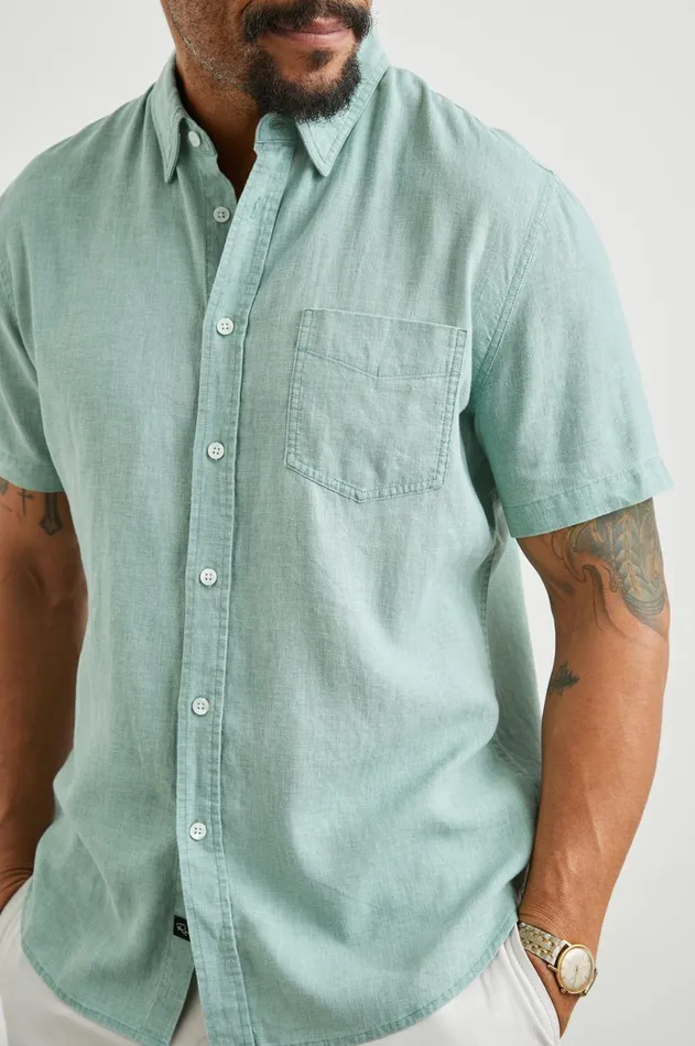 Shirts Men Rails Paros Shirt Jade