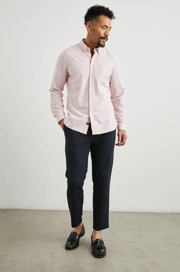 Shirts Men Rails Perry Shirt Perfect Pink Oxford