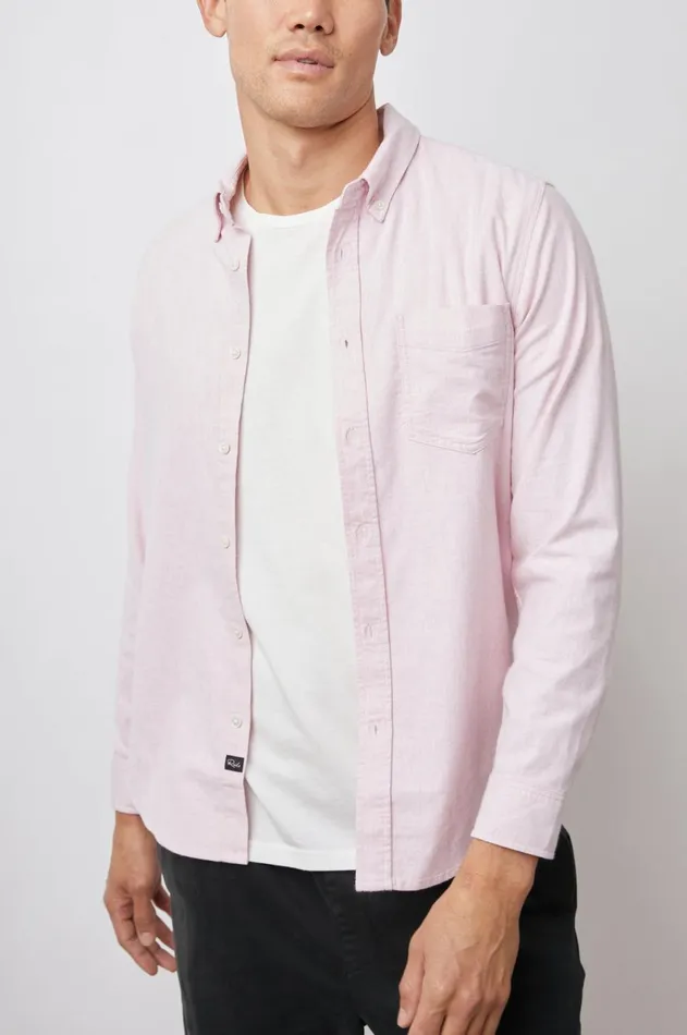 Shirts Men Rails Reid Shirt Coral Heather Oxford