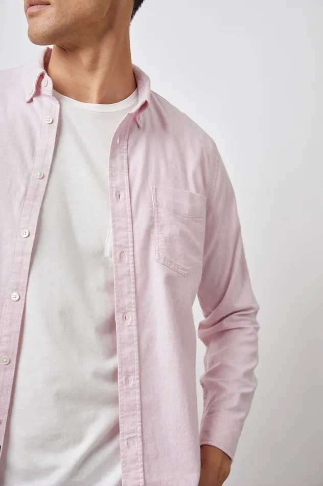 Shirts Men Rails Reid Shirt Coral Heather Oxford