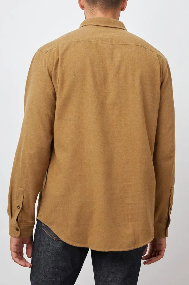 Shirts Men Rails Runson Shirt Golden Rod