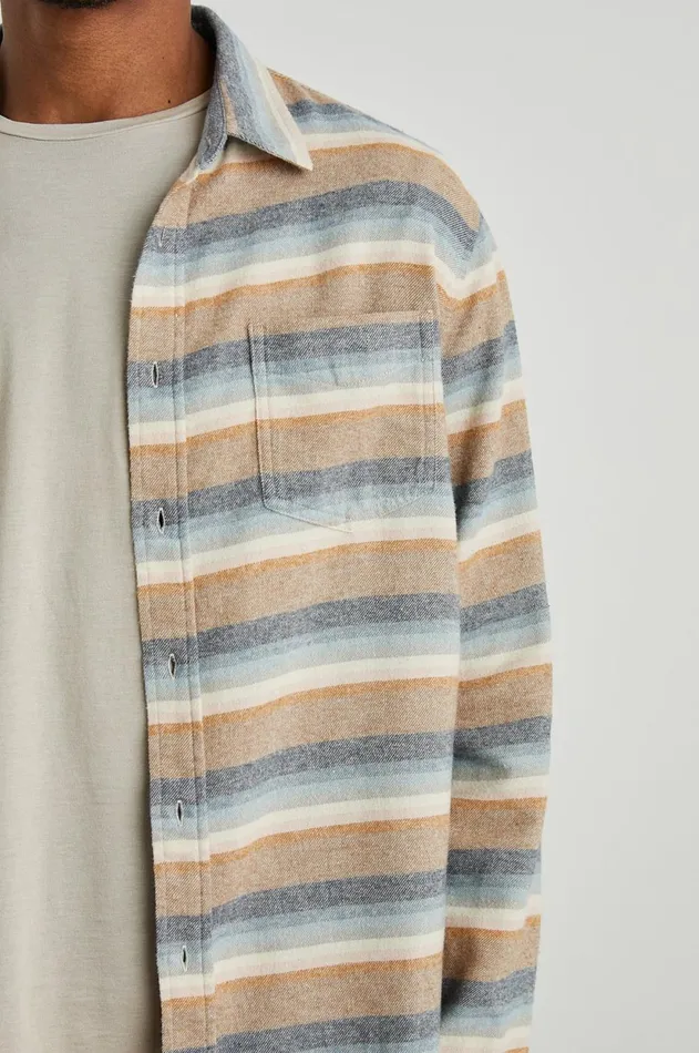Shirts Men Rails Runson Shirt Santa Fe Stripe