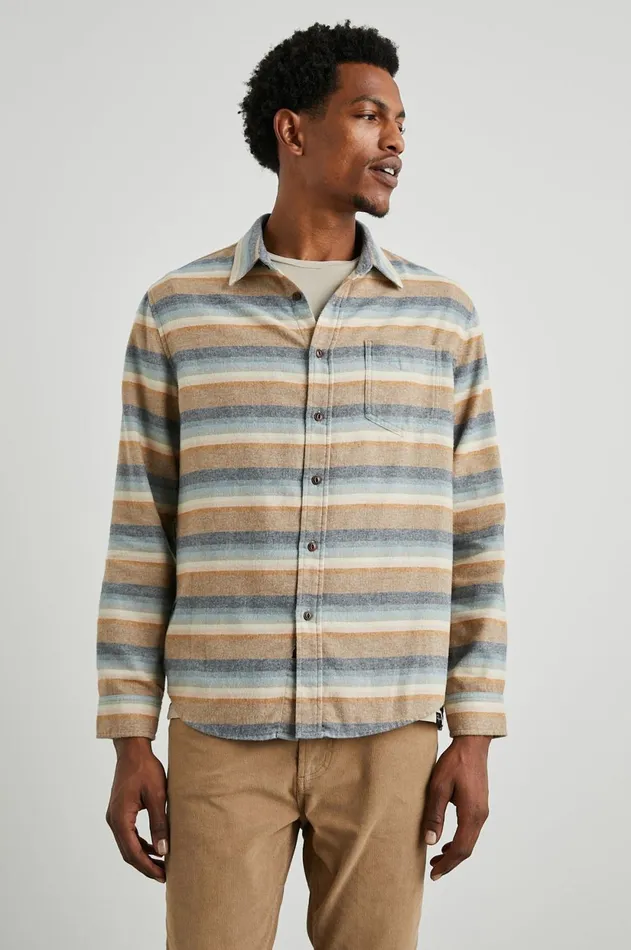 Shirts Men Rails Runson Shirt Santa Fe Stripe