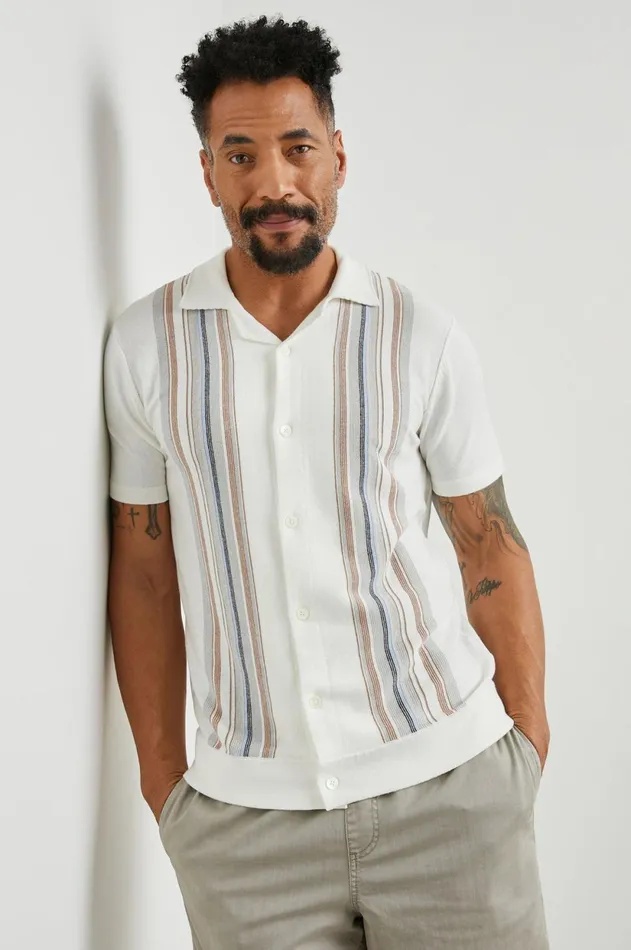 Shirts Men Rails Silas Shirt White Multi