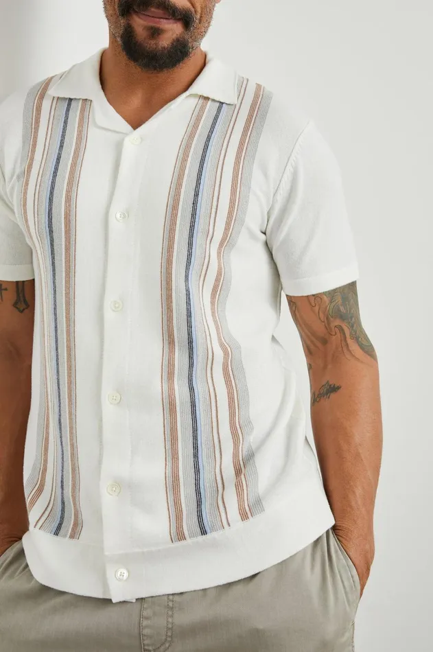 Shirts Men Rails Silas Shirt White Multi