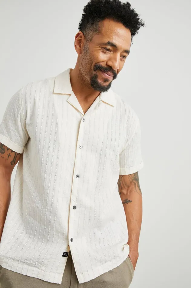 Shirts Men Rails Sinclair Shirt Bone