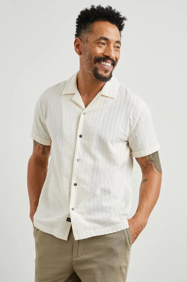 Shirts Men Rails Sinclair Shirt Bone