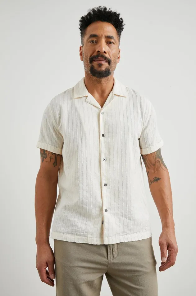 Shirts Men Rails Sinclair Shirt Bone