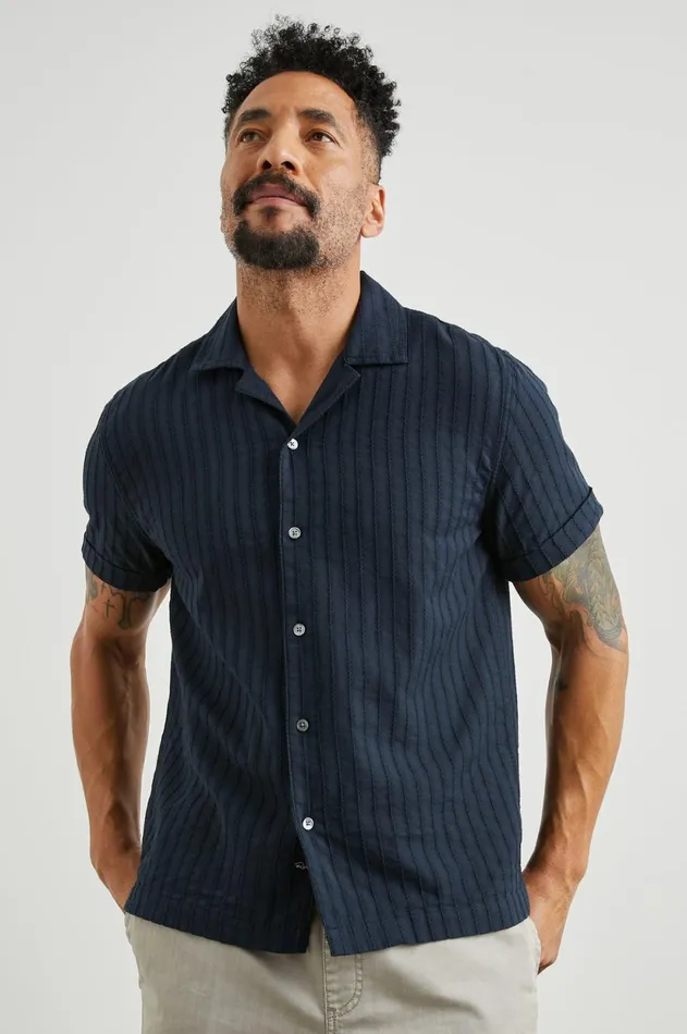 Shirts Men Rails Sinclair Shirt Deep Water