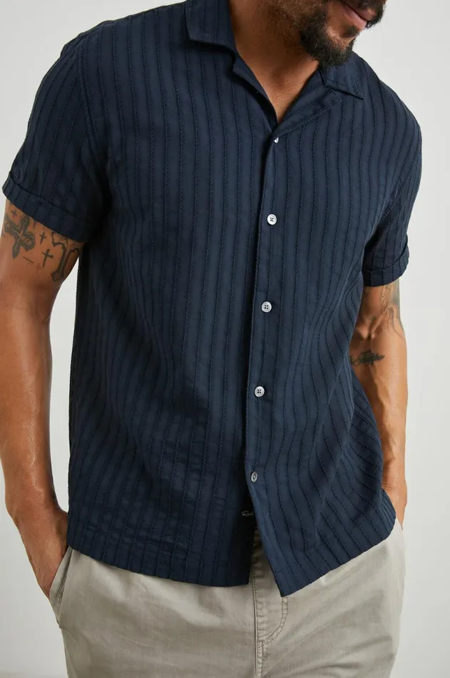 Shirts Men Rails Sinclair Shirt Deep Water