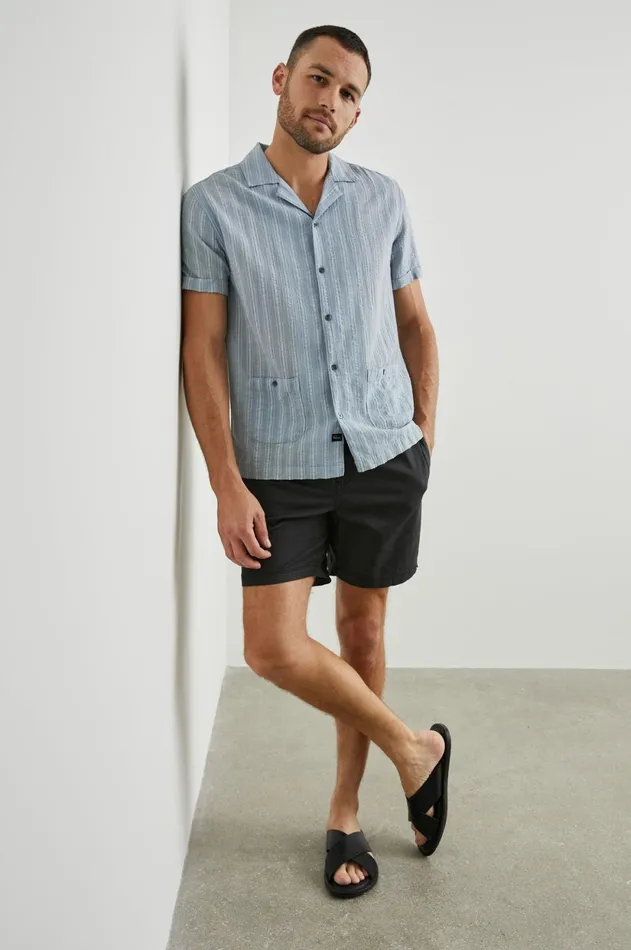 Shirts Men Rails Vice Shirt Blue Maize