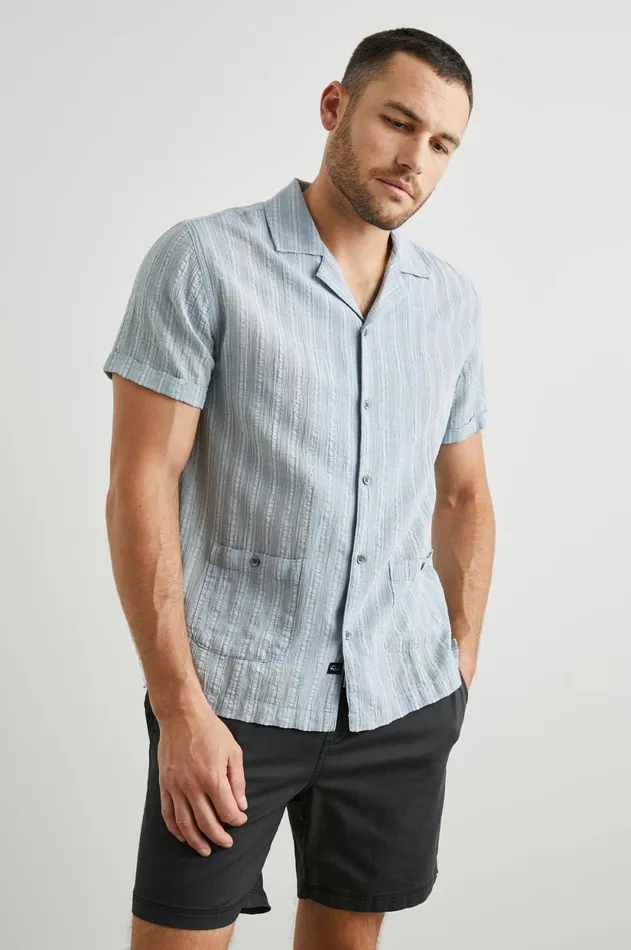 Shirts Men Rails Vice Shirt Blue Maize