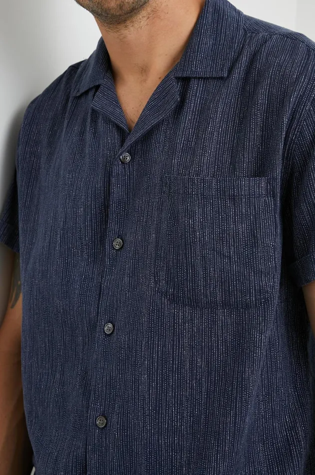 Shirts Men Rails Waimea Shirt Matrix Navy Pearl