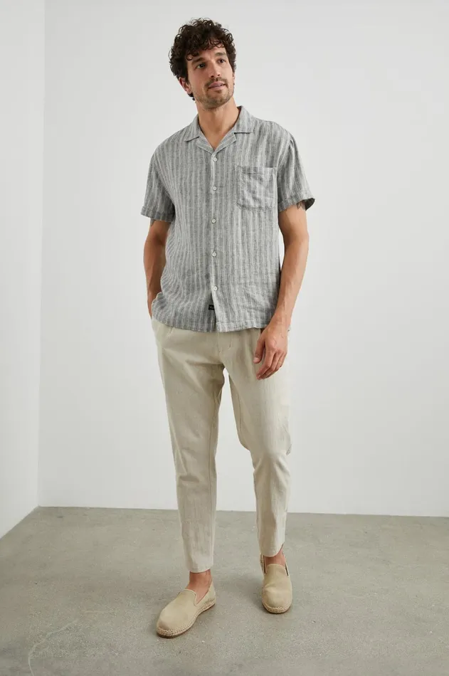 Shirts Men Rails Waimea Shirt Quino Navy Stripe