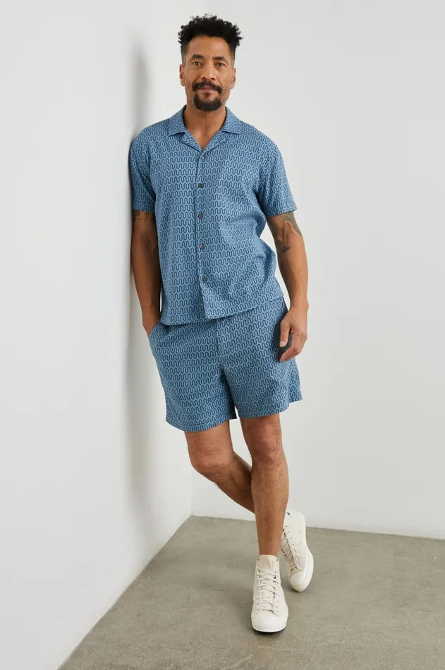 Shirts Men Rails Waimea Shirt Wishbone Blues