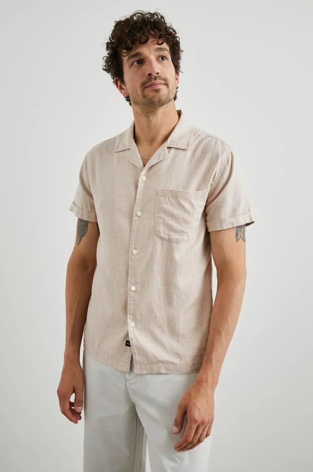 Shirts Men Rails Waimea Shirt Wishbone Mauve