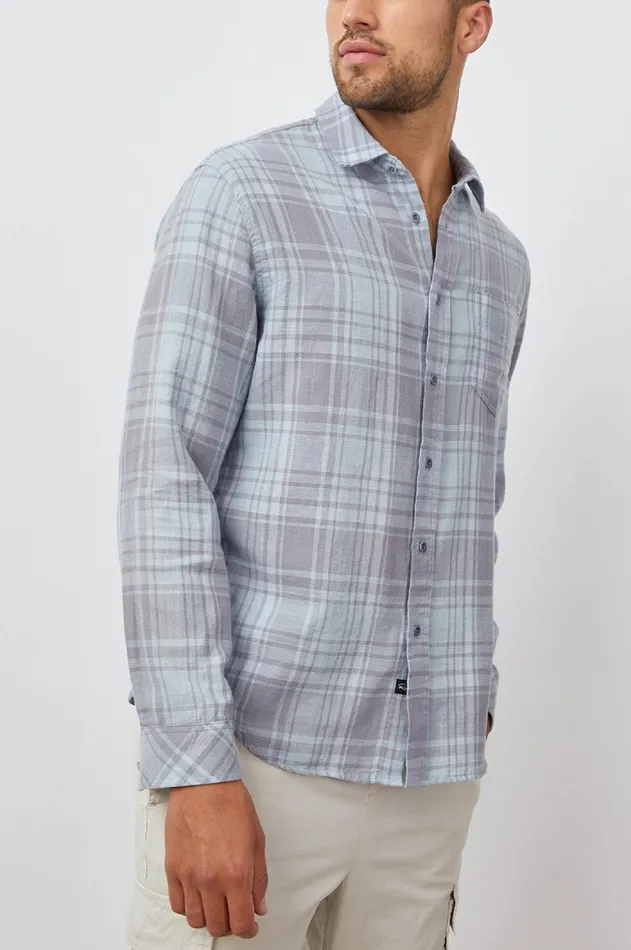 Shirts Men Rails Wyatt Shirt Blue Green Algae