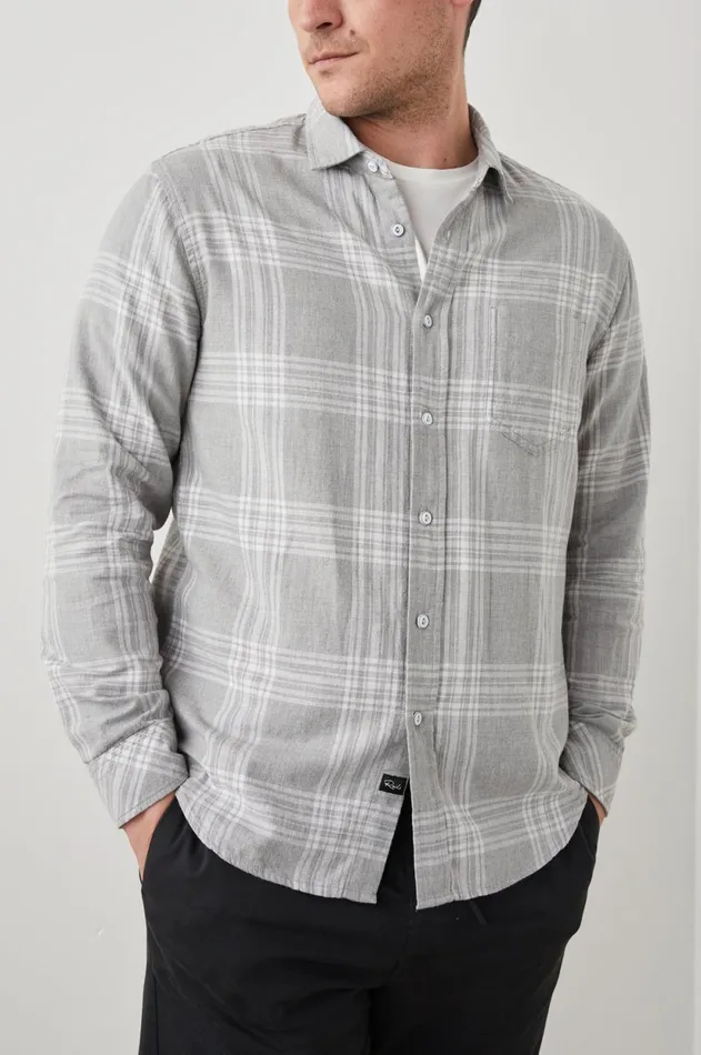 Shirts Men Rails Wyatt Shirt Castle Grey Heather