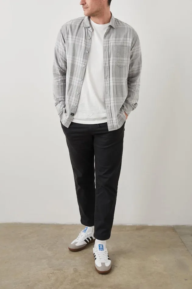 Shirts Men Rails Wyatt Shirt Castle Grey Heather