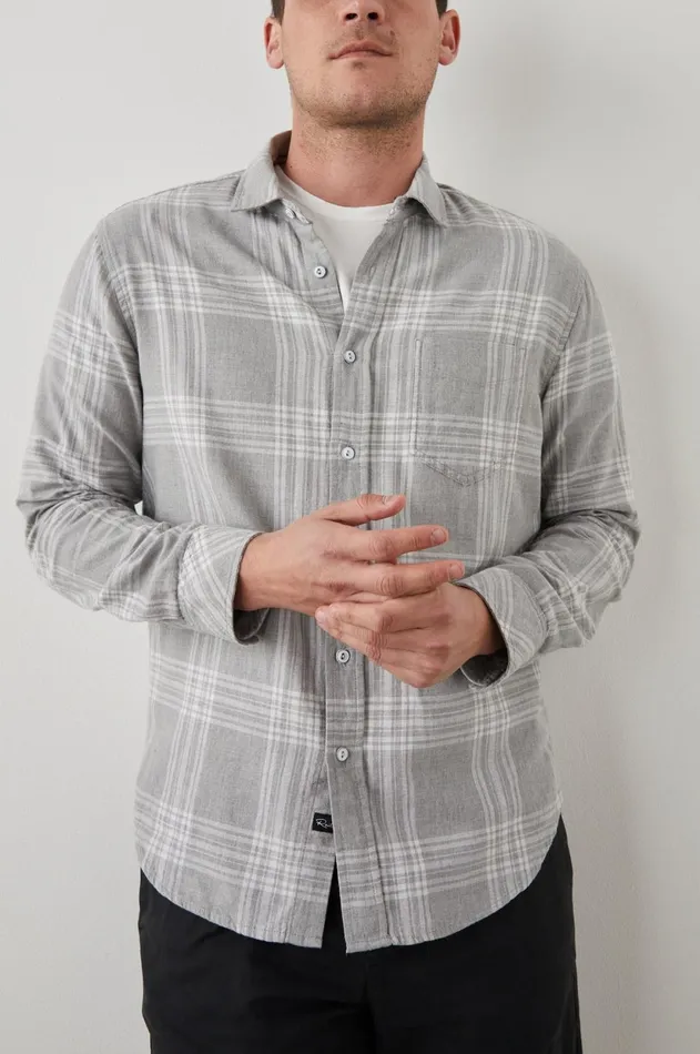 Shirts Men Rails Wyatt Shirt Castle Grey Heather