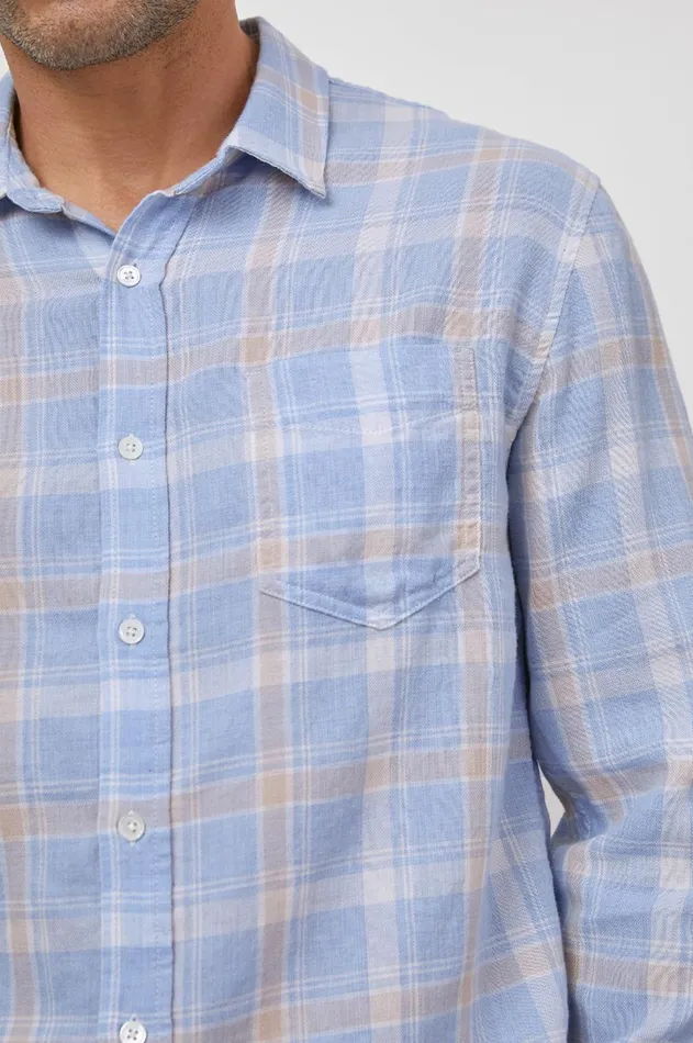 Shirts Men Rails Wyatt Shirt Faded Strawberry Seaglass