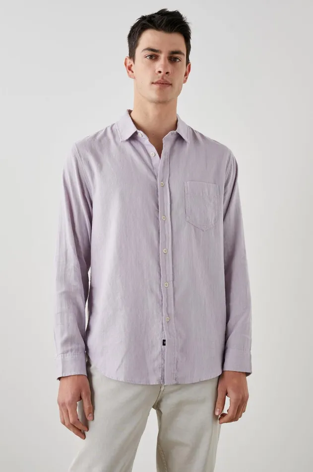 Shirts Men Rails Wyatt Shirt Lavender