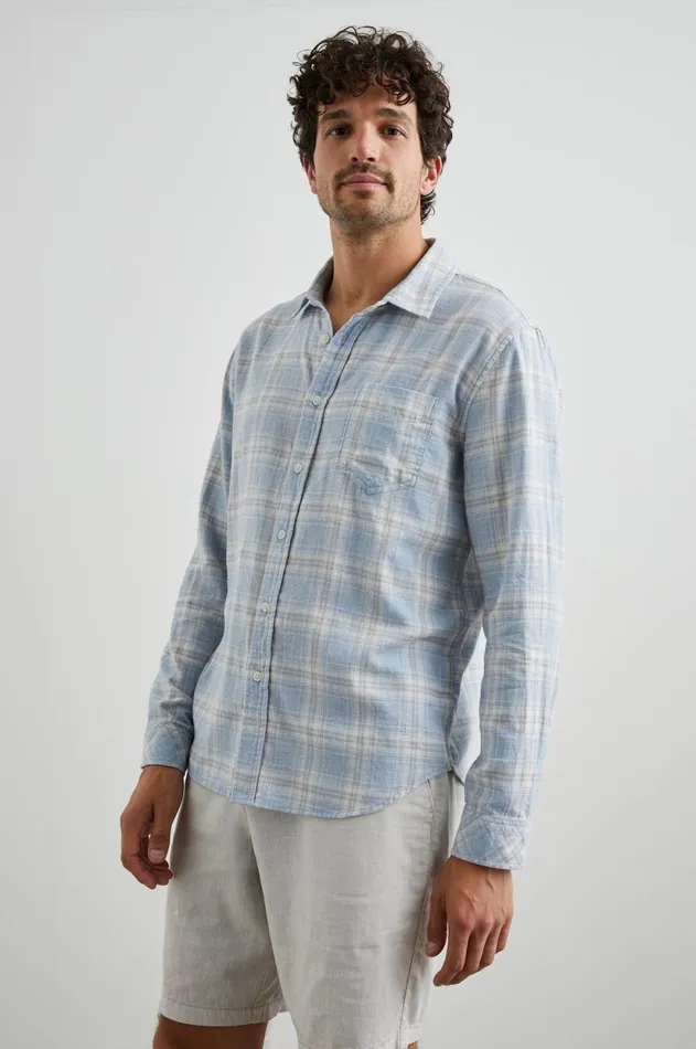 Shirts Men Rails Wyatt Shirt Rose Waterfall