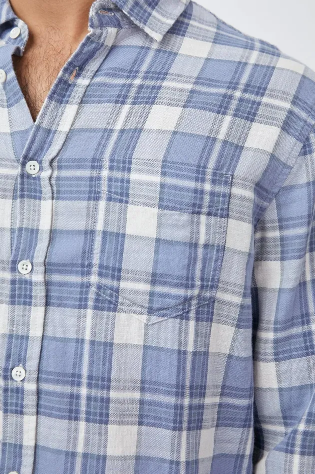Shirts Men Rails Wyatt Shirt Royal Purple Steel