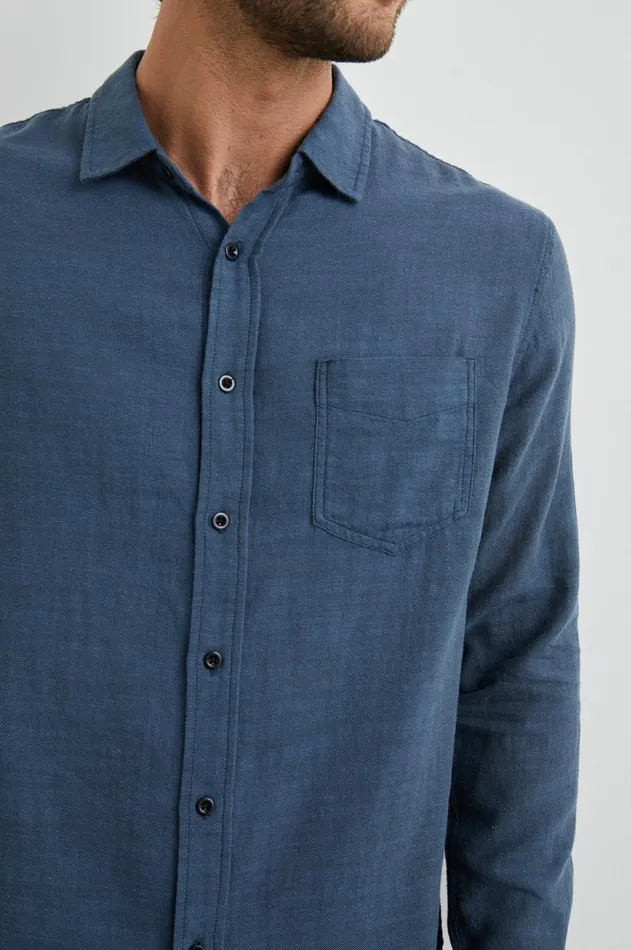 Shirts Men Rails Wyatt Shirt Sea Blue
