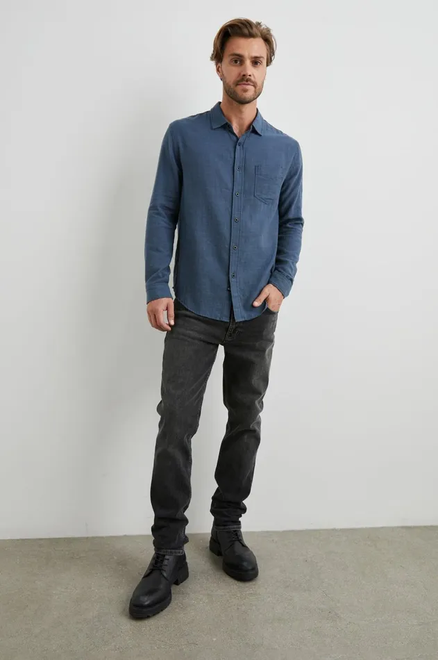 Shirts Men Rails Wyatt Shirt Sea Blue