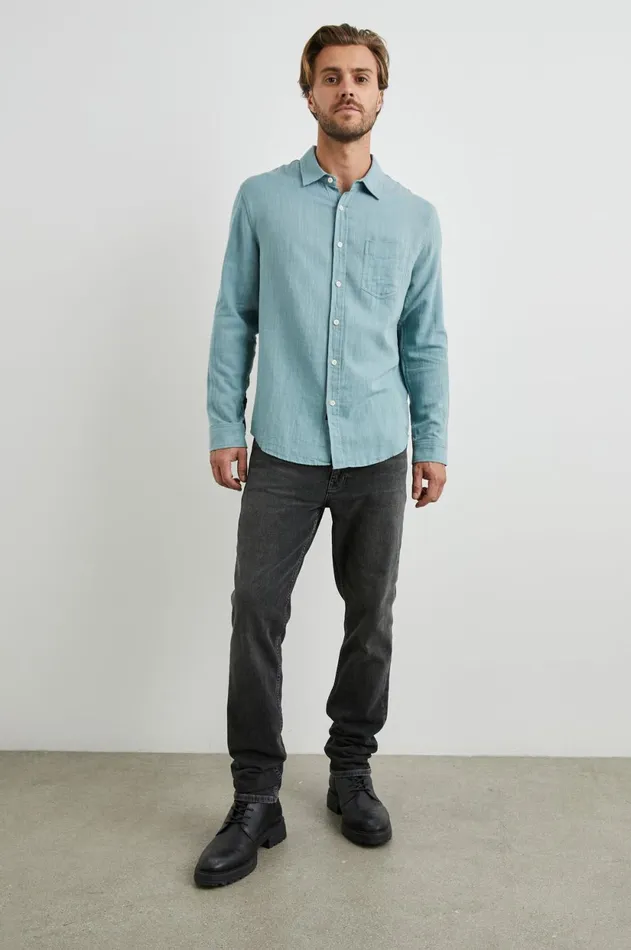 Shirts Men Rails Wyatt Shirt Sea Green